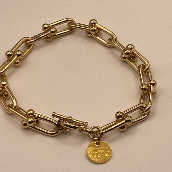 Larissa Loden Gold Tone Bracelet 7.5” - Picture 4 of 4